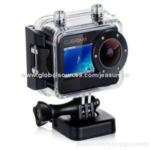 Real 1,080P Full HD Waterproof Mini Sports Action Camera with 170 degrees wide angle field of view